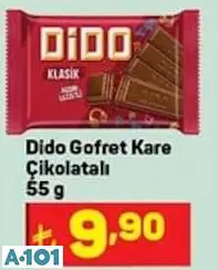 DİDO KARE ÇİKOLATALI GOFRET